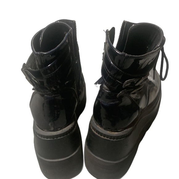 Demonia Shaker 52 Goth Platform Shoes - Picture 6 of 12